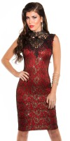Robe Cocktail Femme  CANAN Couleur Rouge