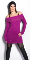 Long pull Style Fashion NADINA Couleur Violet