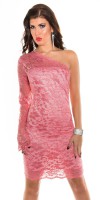 Robe Cocktail Femme  NADERA Couleur Corail