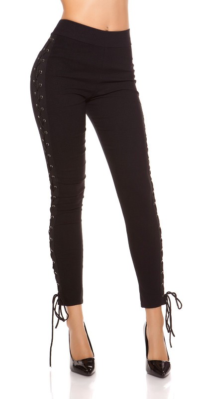 legging lacet