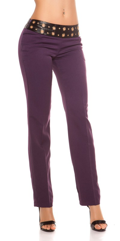 tailleur femme mauve