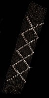 Bracelet femme Glamour LUXUS avec strass Couleur Noir